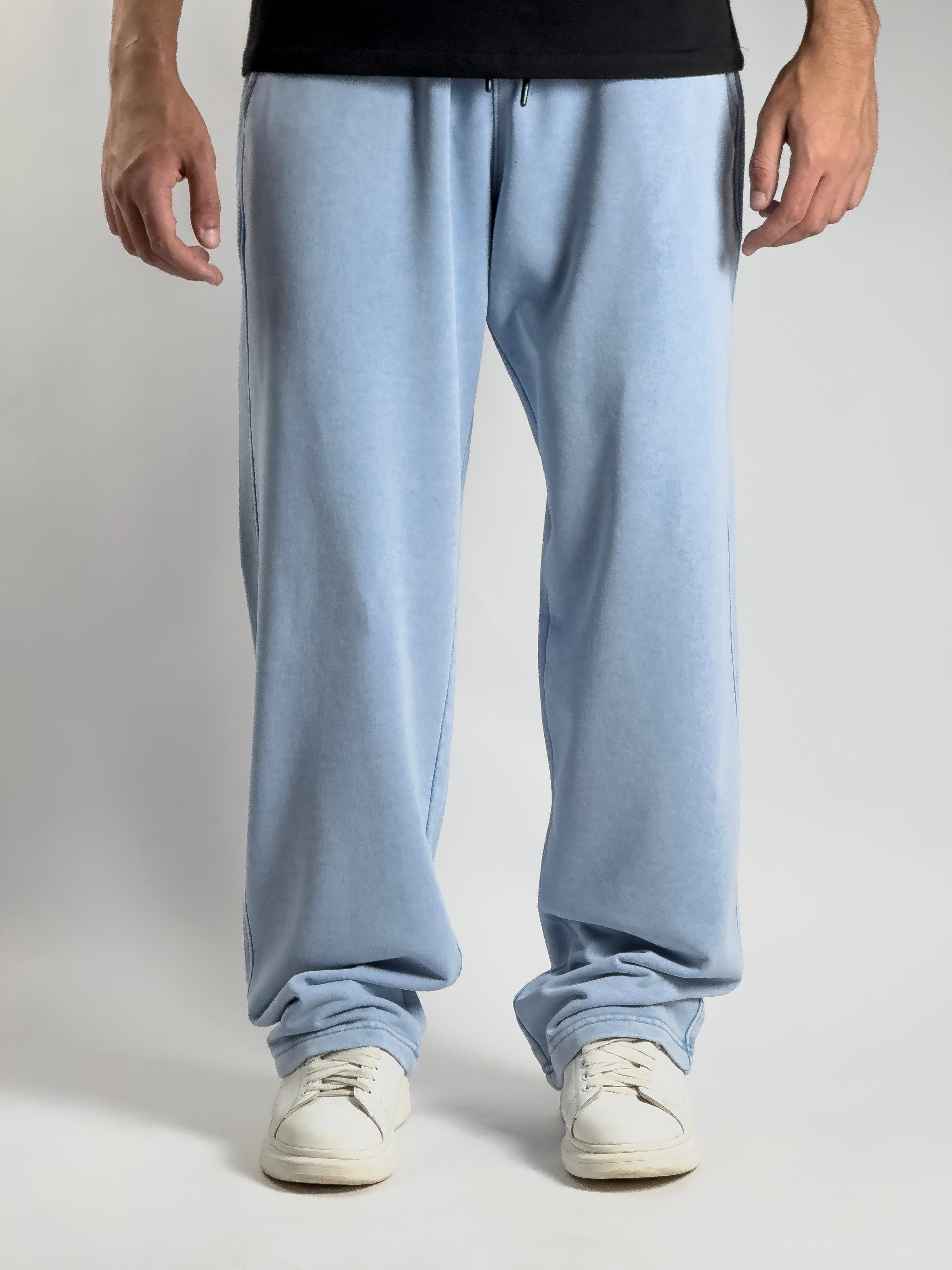 KAIO Essential Sweatpants – Washed Baby Blue